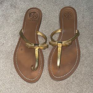 Tory Burch Gold Sandals